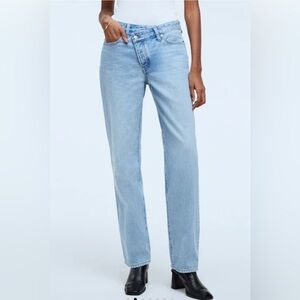 NWT Madewell Low-Slung Straight Jeans Size W 28